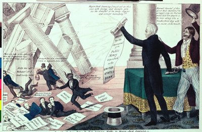 Downfall of Mother Bank, 1833 by Henry R. Robinson